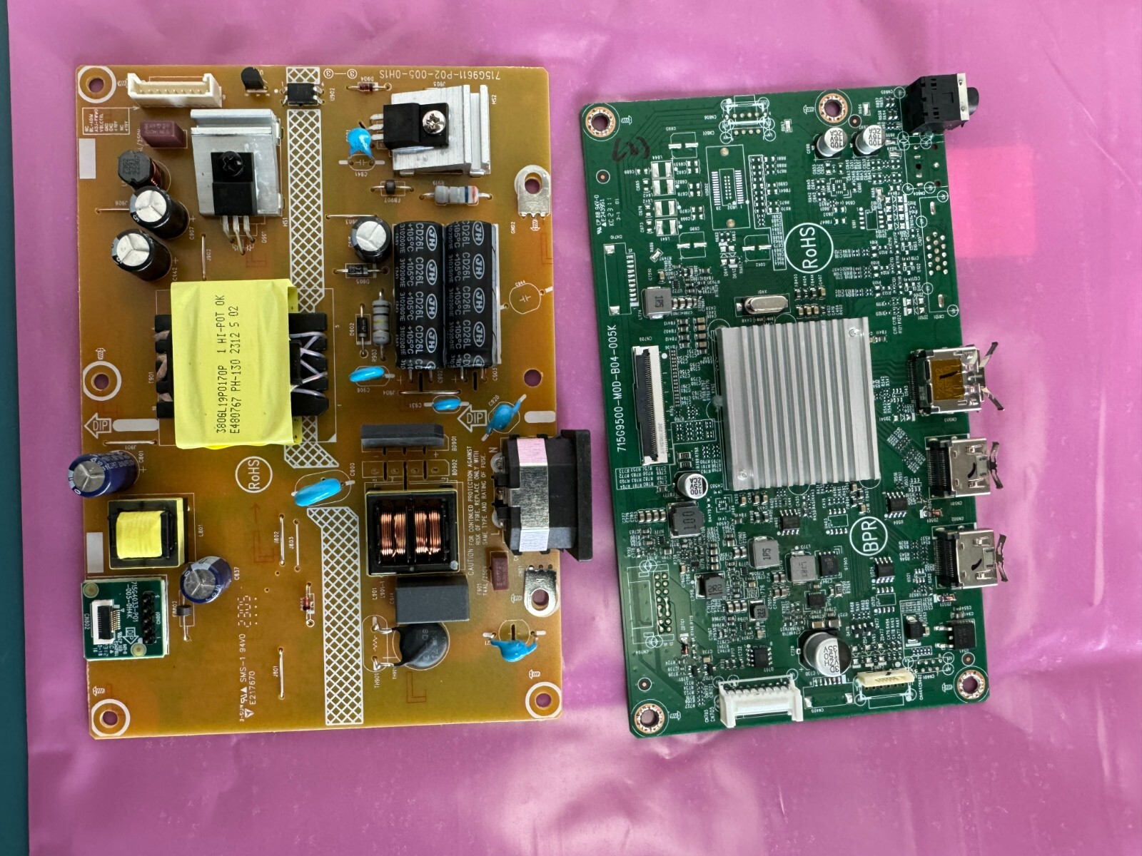 AOC C27G2Z C27G2 Monitor Main Board + Power supply 715G9500-M0B-B04-005K