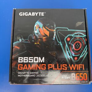 GIGABYTE B650M GAMING PLUS WIFI AM5 LGA 1718 AMD B650 M-ATX, DDR5, PCIe 4.0 M.2,