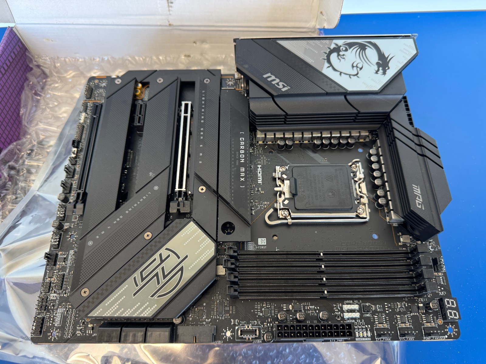 MSI MPG Z790 CARBON MAX WIFI II LGA 1700 DDR5 Intel ATX Motherboard - Image 9
