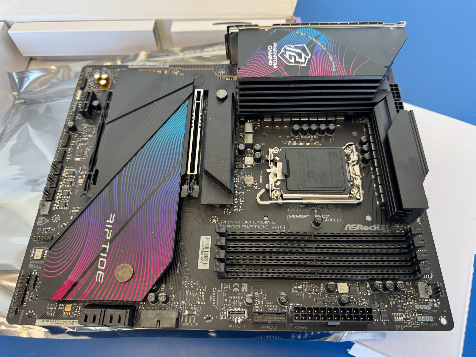 ASRock Z890 Riptide WiFi LGA 1851 Intel Z890 SATA 6Gb/s ATX Motherboard - Image 5