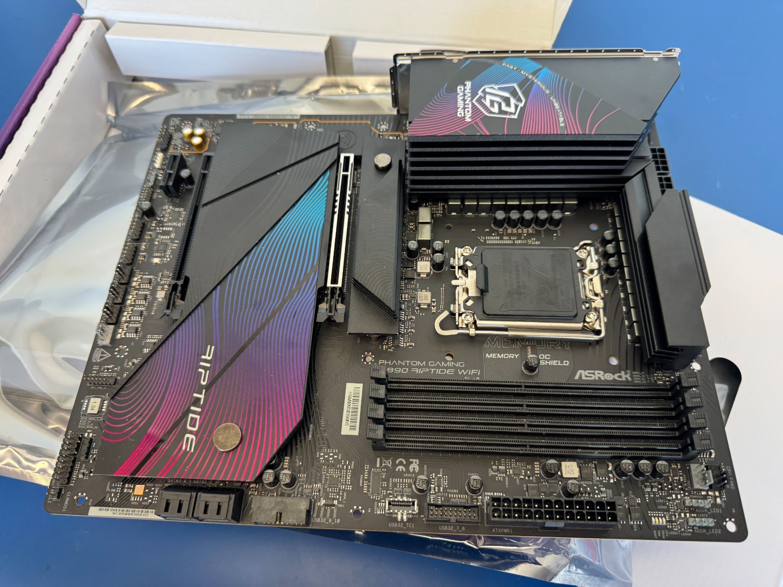 ASRock Z890 Riptide WiFi LGA 1851 Intel Z890 SATA 6Gb/s ATX Motherboard - Image 8