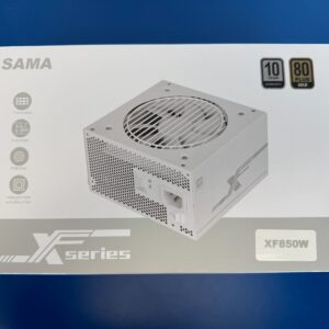 SAMA XF850W XF-Series ATX 80+ Gold Modular Power Supply 850watt gold white