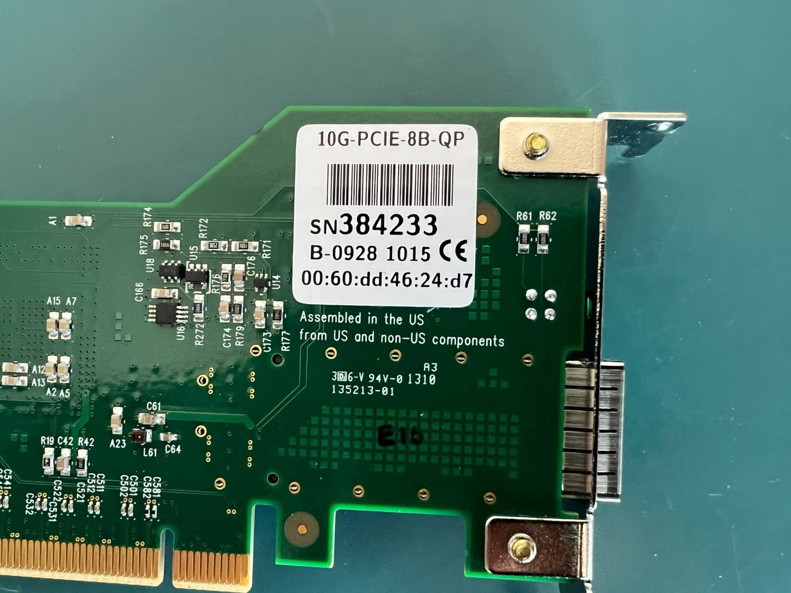 Myricom 10G-PCIE-8B-QP MYRI-10G PCIE ADAPTER network card - Image 4