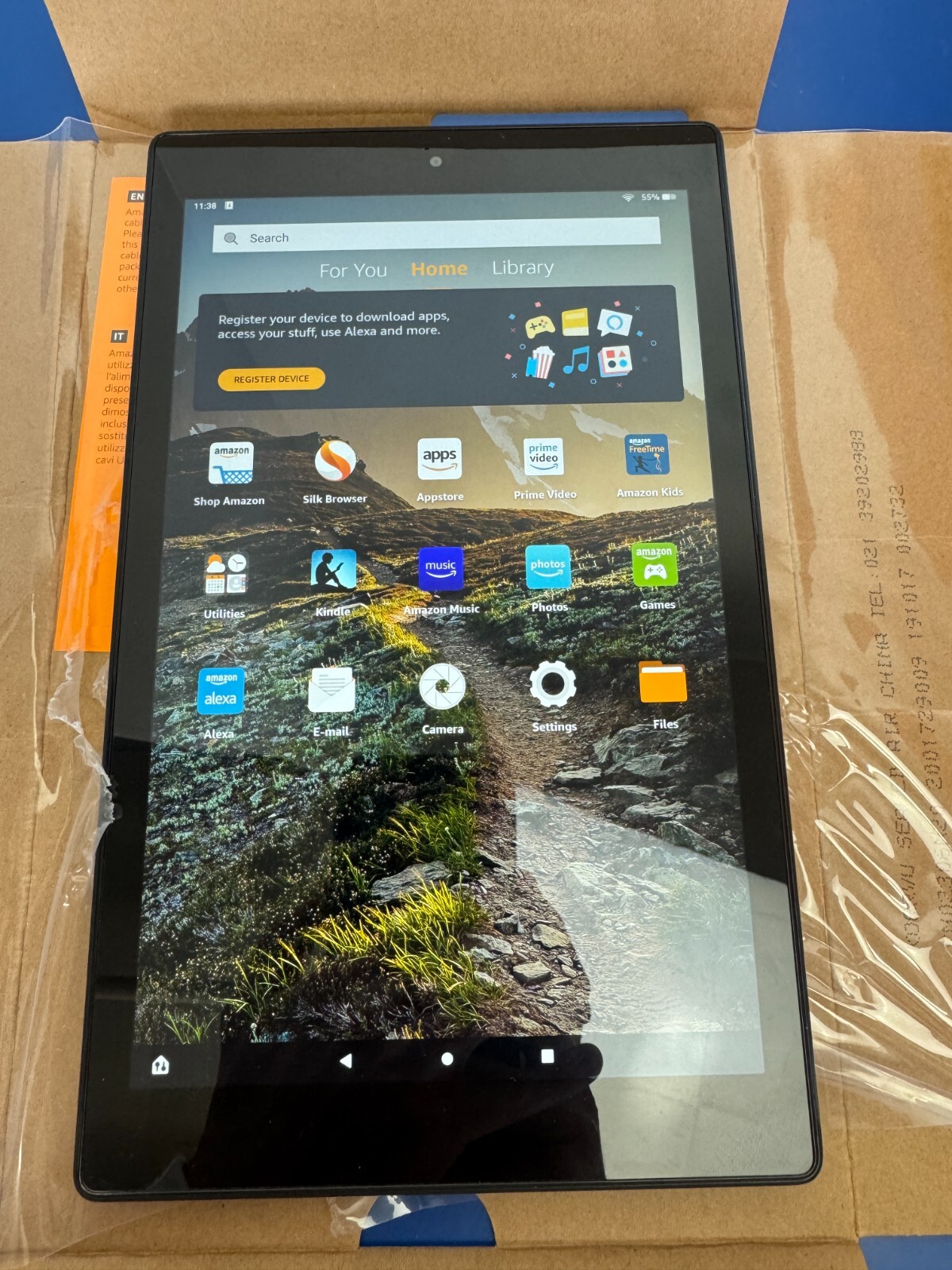 Amazon Fire HD 10 9th gen 10.1" 32GB Wi-Fi Tablet Black M2V3R5