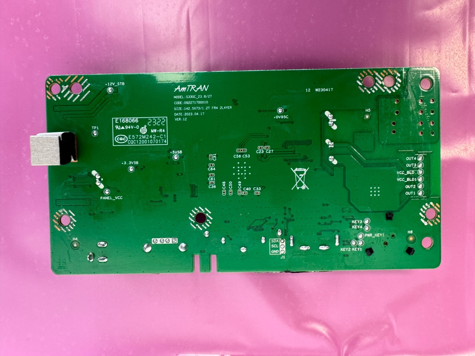 Main Board BN81-25032A for Samsung S27C330GAN - Image 3