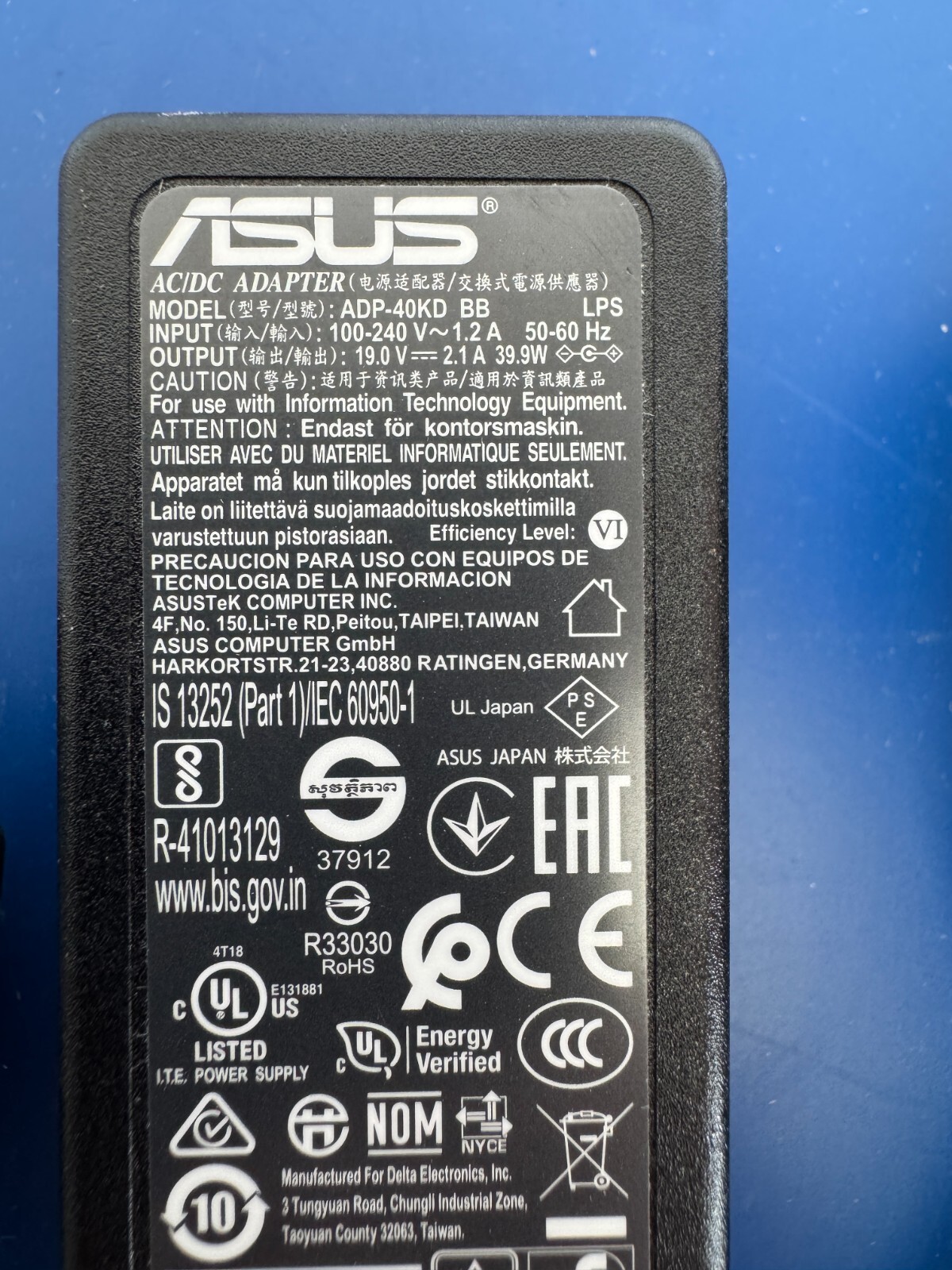 OEM Asus ADP-40KD 5.5mm AC Laptop Charger Adapter Charger Power Supply 19V - Image 2