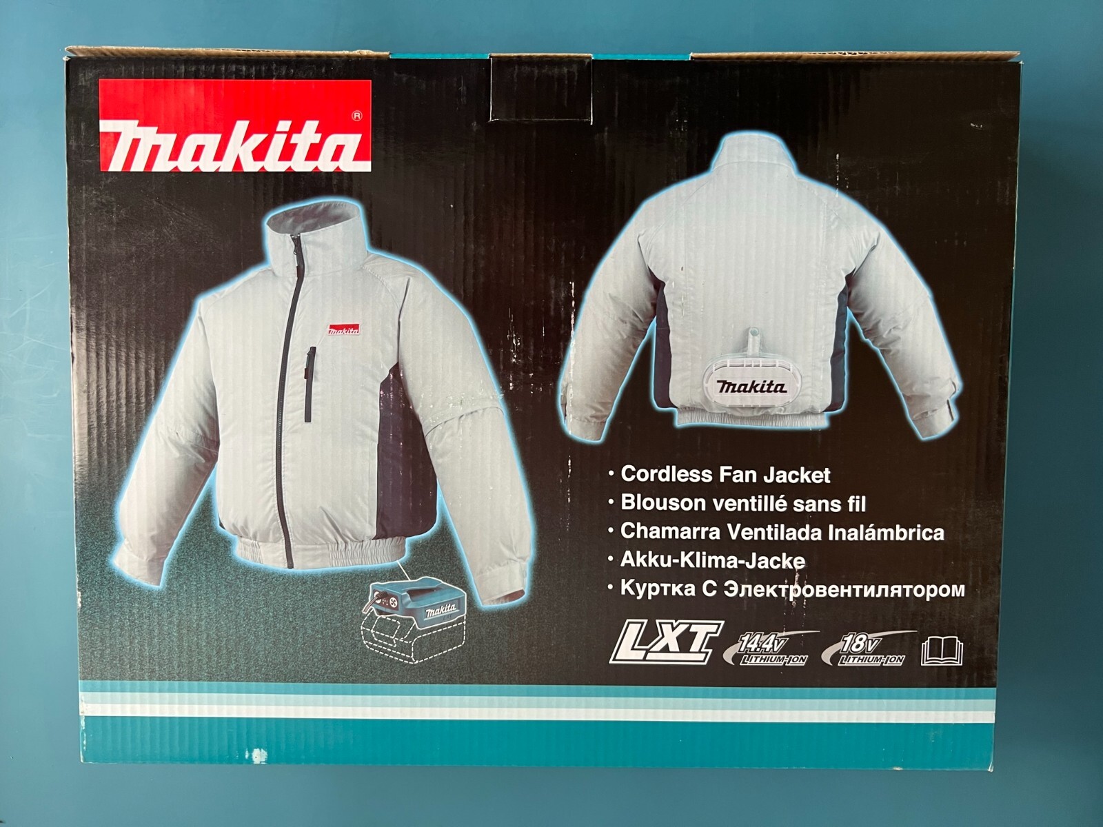 Makita DFJ201ZXL 18V LXT Lithium-Ion Cordless Fan Jacket (Jacket Only), X-Large - Image 6