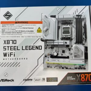 ASRock X870 STEEL LEGEND WIFI AM5 AMD X870 SATA 6Gb/s ATX Motherboard