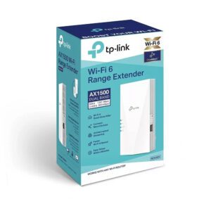TP LINK AX1500 Wi-Fi 6 Range Extender RE500X WiFi 6 Range Extender