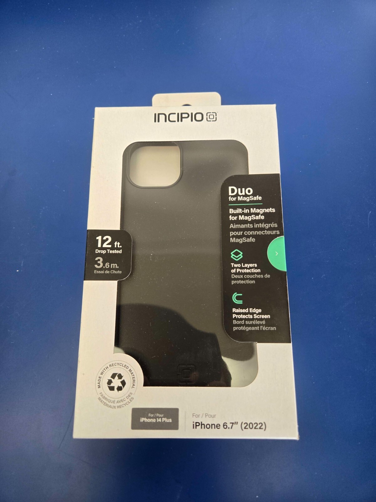 Incipio Duo iPhone 14 Plus Case Black Slim Dual Layer ( iPhone 14 Plus )