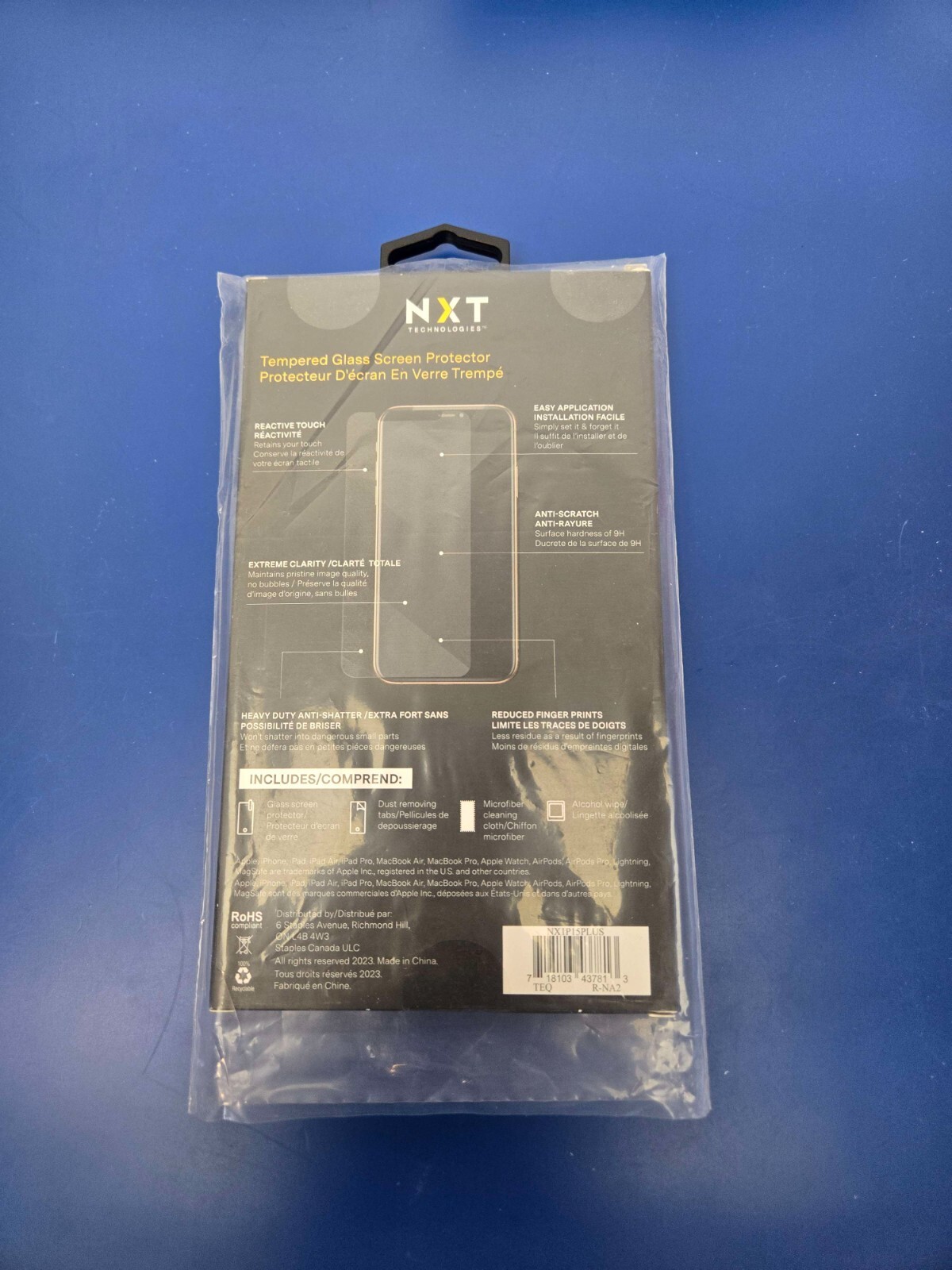 NXT Tempered Glass Screen Protector For Iphone 15 Plus - Image 2