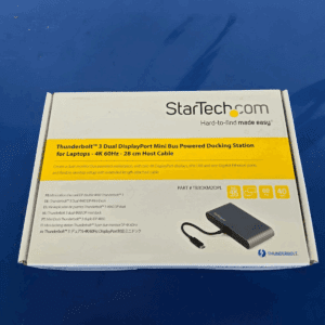 StarTech TB3DKM2DPL Thunderbolt 3 Mini Dock - Portable Dual Monitor Docking