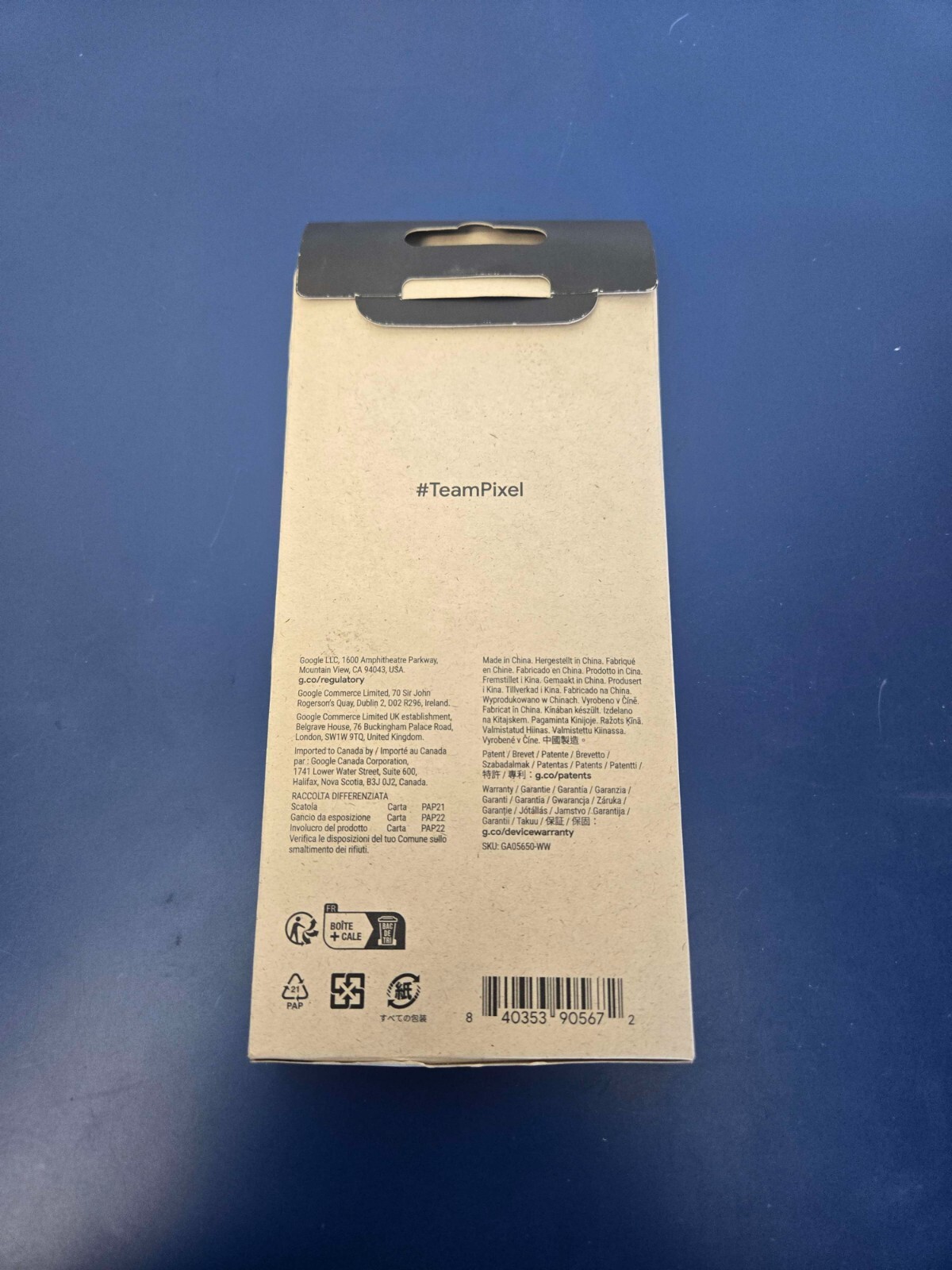 Original OEM Google Pixel 9/9 Pro Phone Case Obsidian Black - Image 2