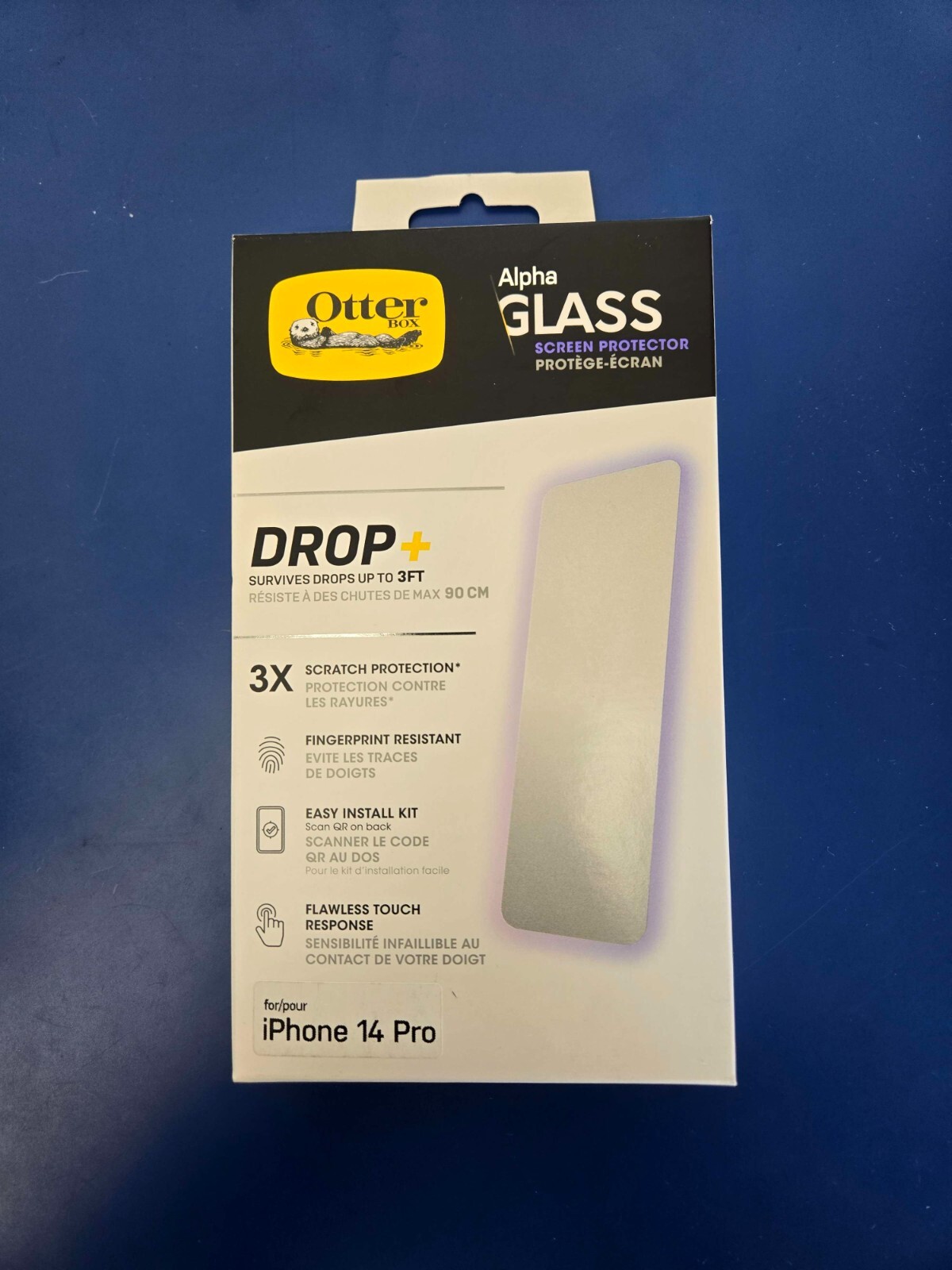 OTTERBOX Alpha Glass screen protector For Apple iPhone 14 Pro