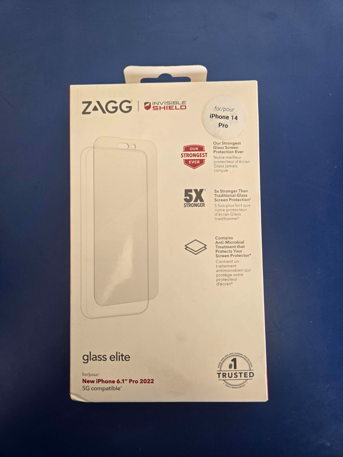 ZAGG Invisible Shield Glass AM Hybrid Screen Protector for iPhone 14 Pro