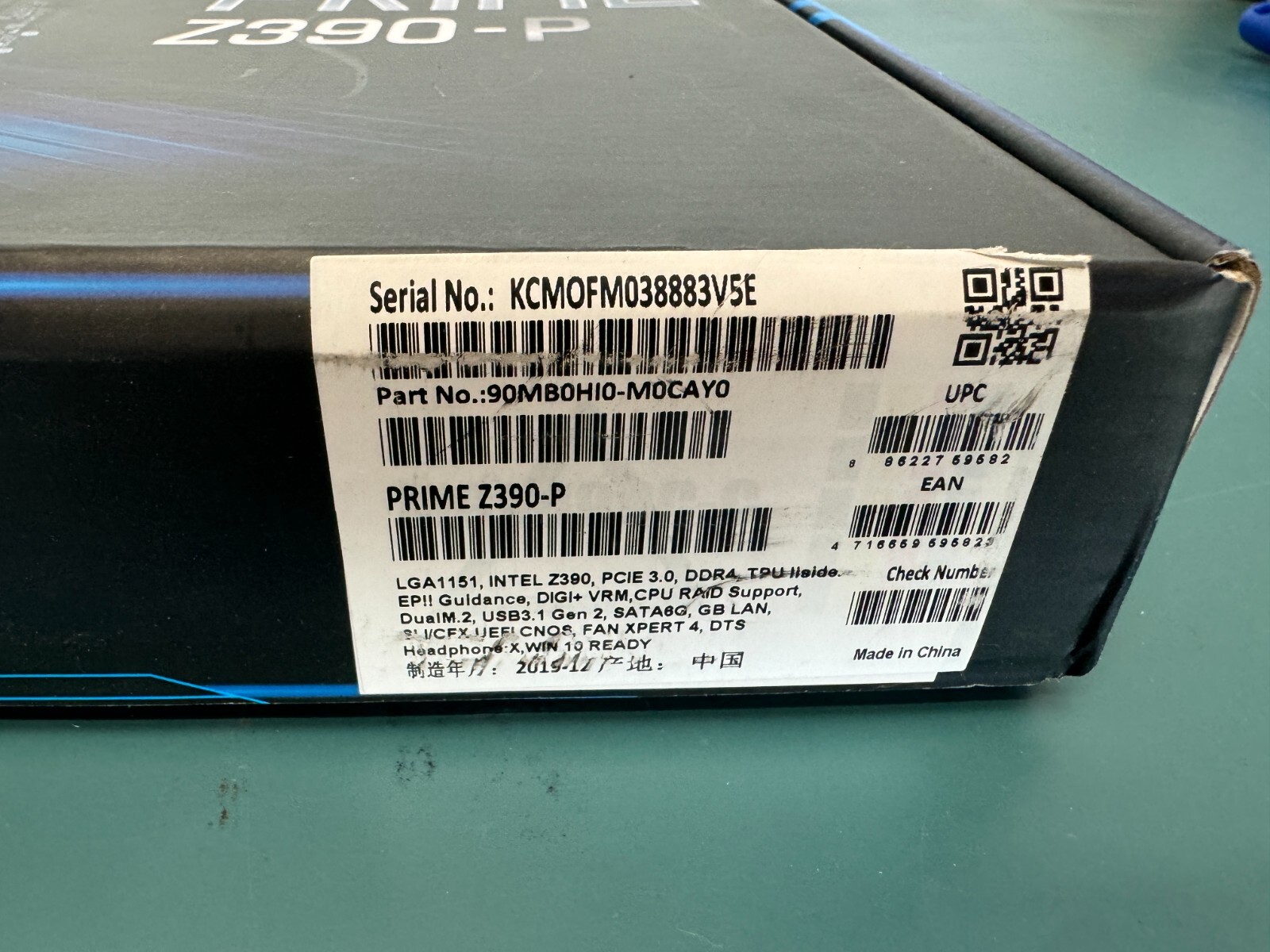 ASUS Prime Z390-P LGA1151 (Intel 8th /9th Gen) ATX Motherboard w/retail box - Image 2