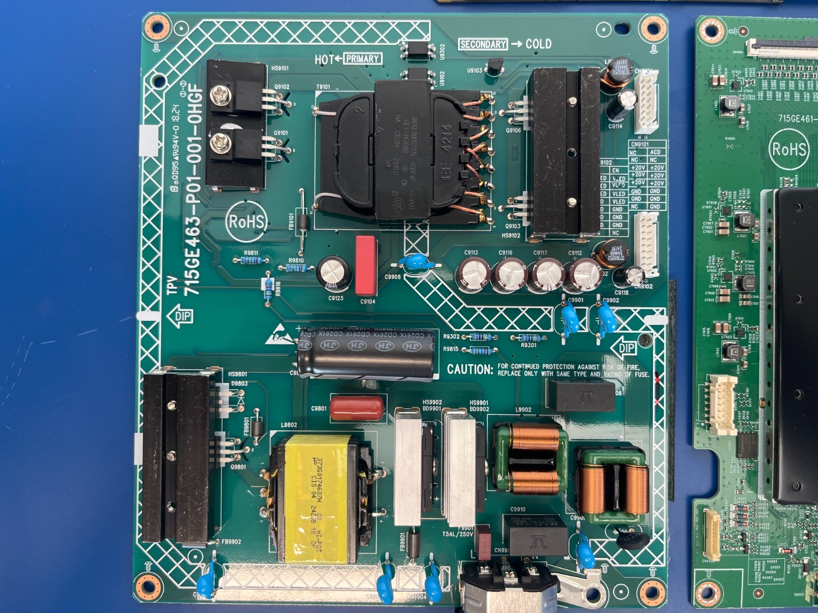 MSI MAG 321UPX QD-OLED MAIN BOARD + PSU POWER SUPPLY + T-CON - Image 3