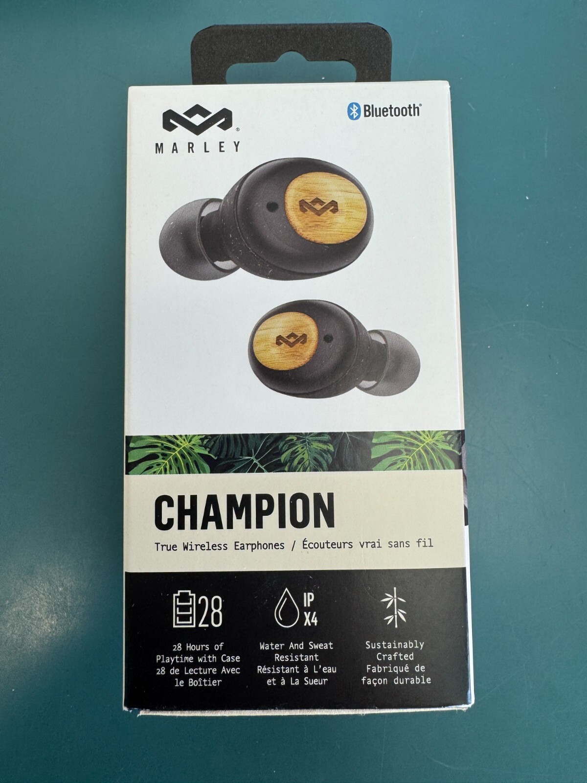 House of Marley True Wireless Champion Earphones, Bluetooth Headphones