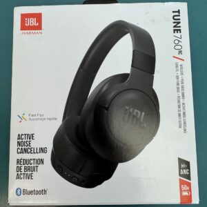 New JBL Tune 760NC Active Noise Cancellation Headphones Black