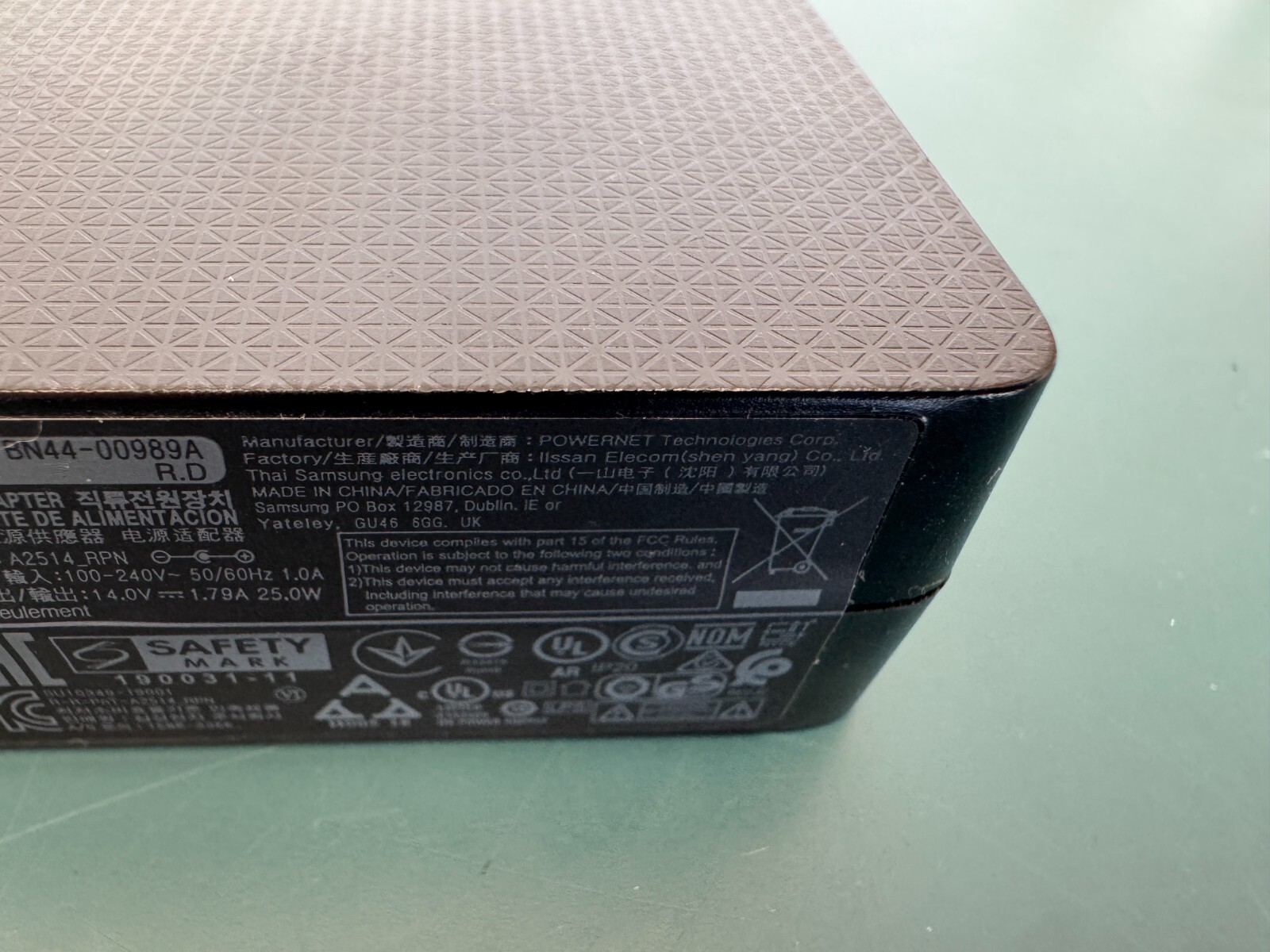 Genuine Samsung Power Supply TV 14V 1.79A 25W AC/DC Adapter BN44-00989 - Image 5