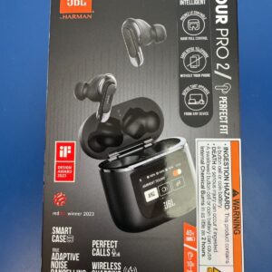 JBL Tour Pro 2 True Wireless Bluetooth Noise-cancelling Earbuds Black