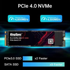 KingSpec XF-1TB 2280 SSD M.2 1TB NVME PCIe 4.0 SOLID STATE DRIVE