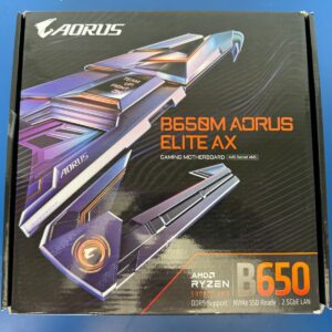 GIGABYTE B650M AORUS ELITE AX AM5 LGA 1718 AMD M-ATX Motherboard