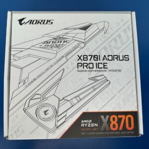 GIGABYTE X870I AORUS PRO ICE AMD AM5 LGA 1718 Motherboard, Mini-ITX, DDR5, 2x M.