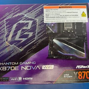 ASRock X870E NOVA WIFI AM5 AMD X870E SATA 6Gb/s ATX Motherboard