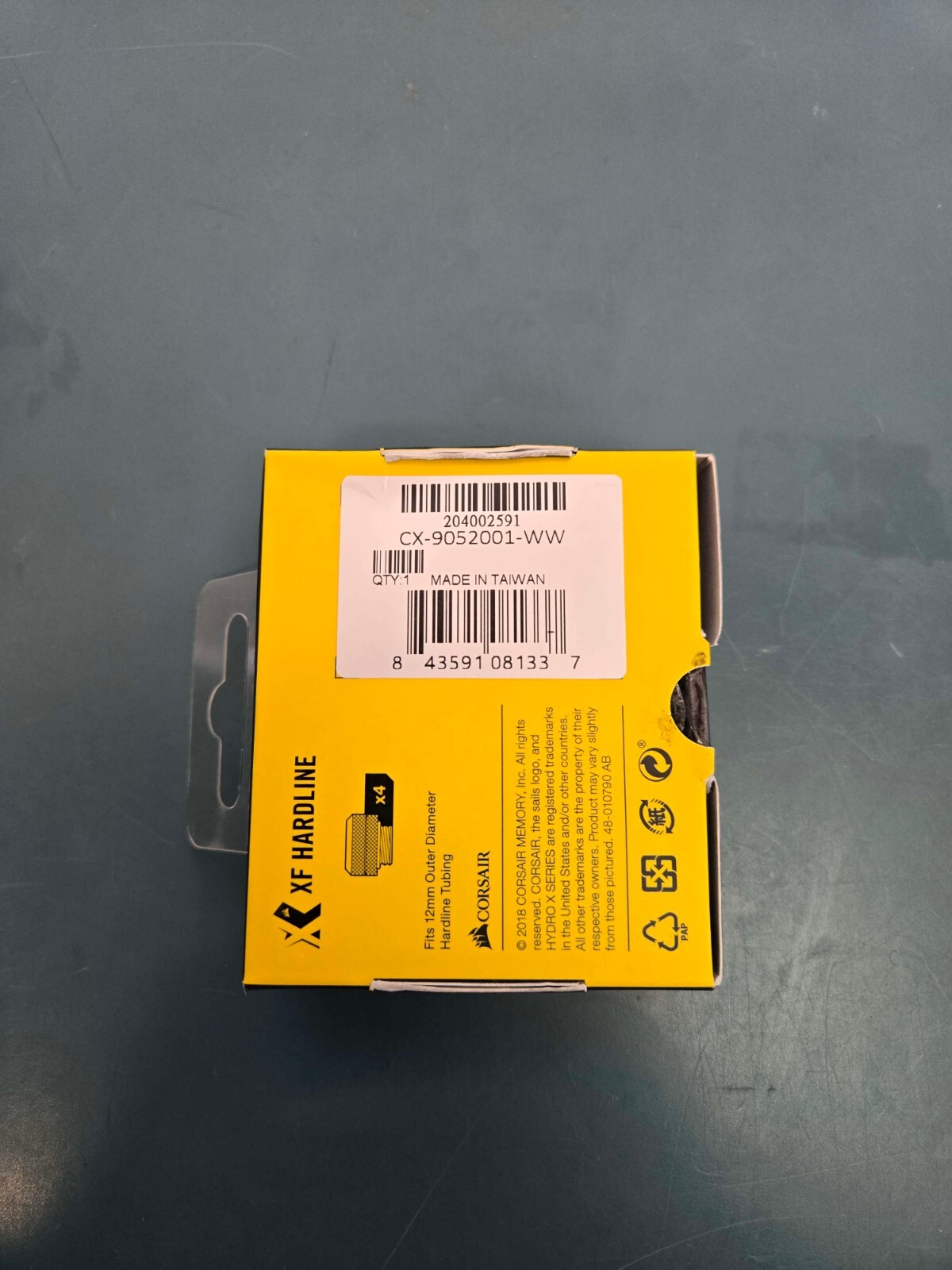 Corsair XF Hardline 12mm OD Fittings Black Finish X4 - Image 4