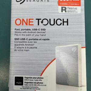 Seagate One Touch 500GB External SSD Solid State Drive USB 3.1 - 1030MB/s