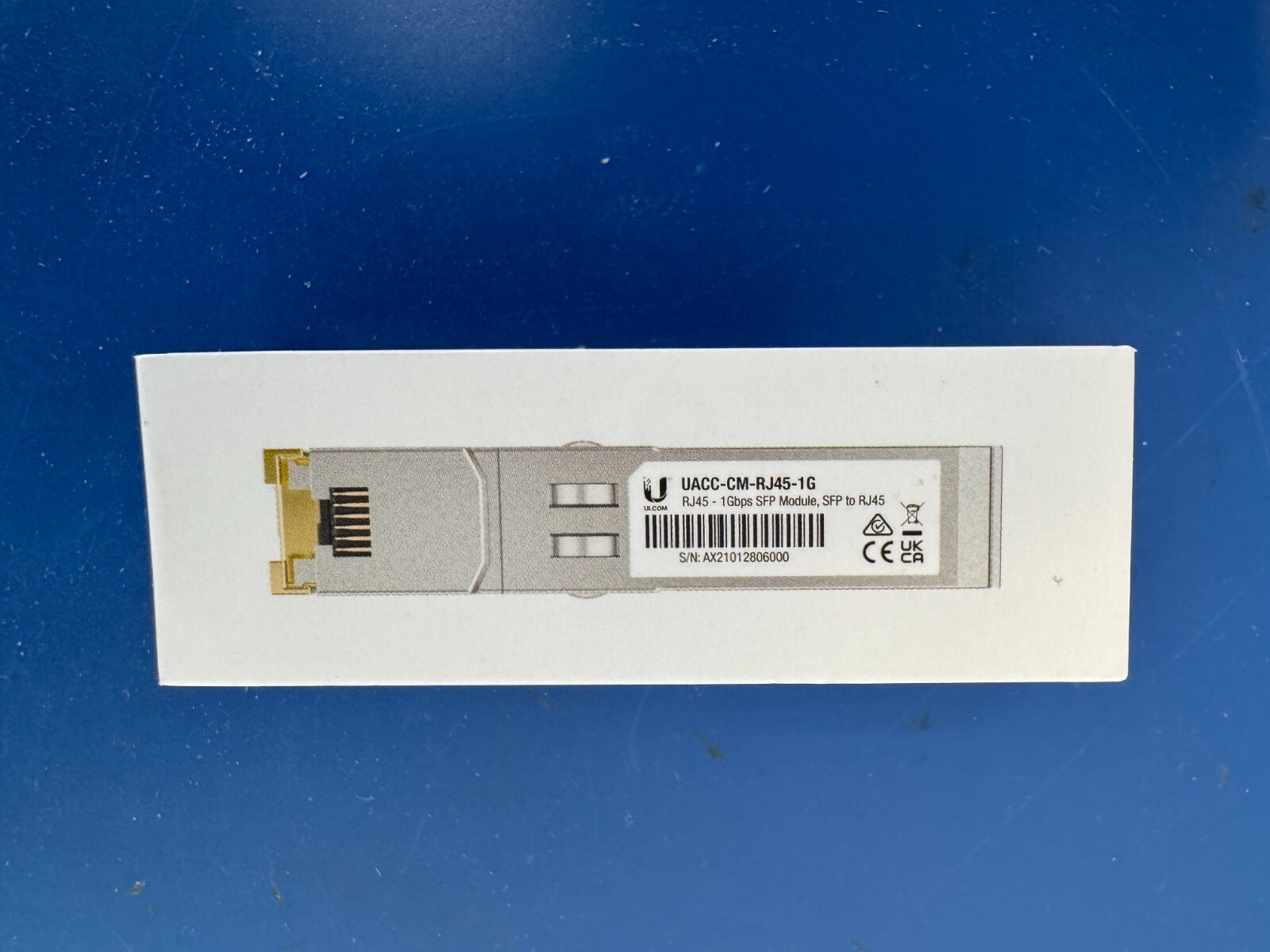 Ubiquiti Networks UACC-CM-RJ45-1G 1G SFP to 1GbE RJ45 Module