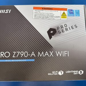 MSI PRO Z790-A MAX WIFI LGA 1700 Intel Z790 SATA 6Gb/s ATX Motherboard