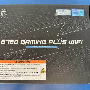 MSI B760 GAMING PLUS WIFI LGA 1700 (280) DDR5 ATX Motherboards - Intel  SATA6g