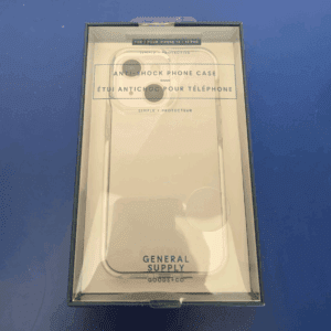 General Supply Goods + Co Anti-Shock Phone Case for Iphone 13/13 Pro Clear
