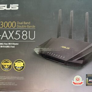 Asus AiMesh RT-AX58U Wi-Fi 6 IEEE 802.11ax Ethernet Wireless Router AX3000