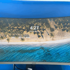 SAMSUNG 27-Inch CR50 Frameless Curved Gaming Monitor (LC27R500FHNXZA) – 60Hz