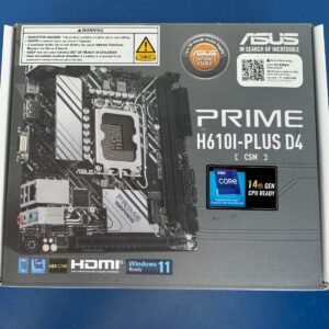 ASUS PRIME H610I-PLUS D4-CSM LGA 1700 Intel H610 SATA 6Gb/s Mini ITX Intel Mothe