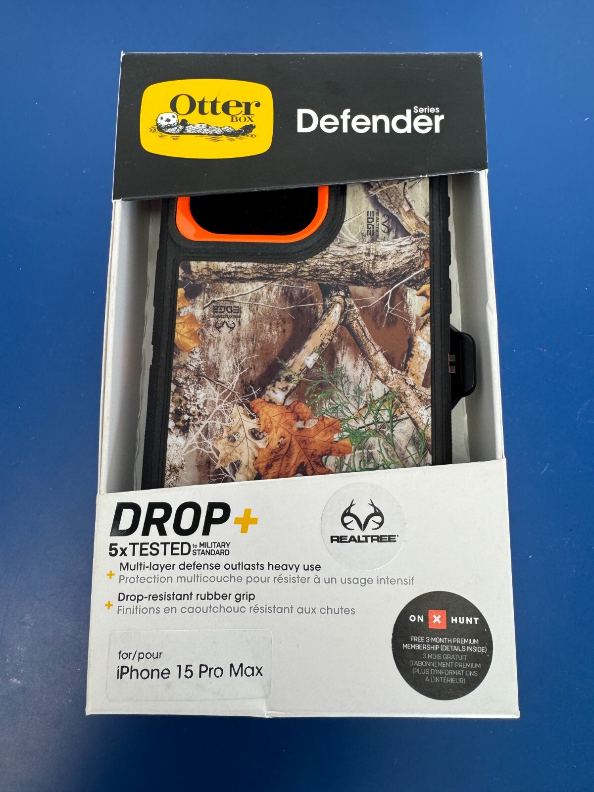 OtterBox DEFENDER SERIES Case for iPhone 15 Pro Max - Realtree Blaze Edge