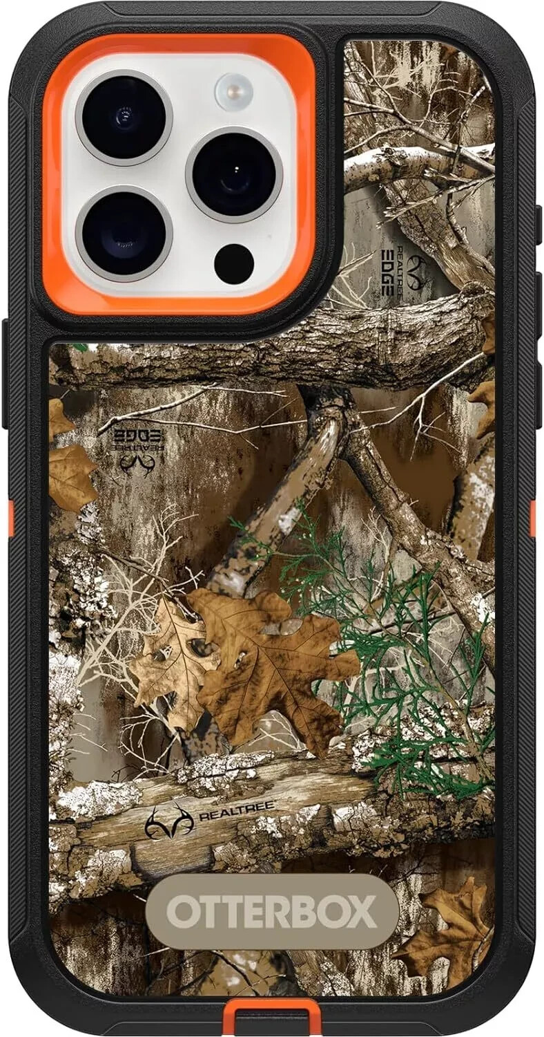 OtterBox DEFENDER SERIES Case for iPhone 15 Pro Max - Realtree Blaze Edge - Image 3