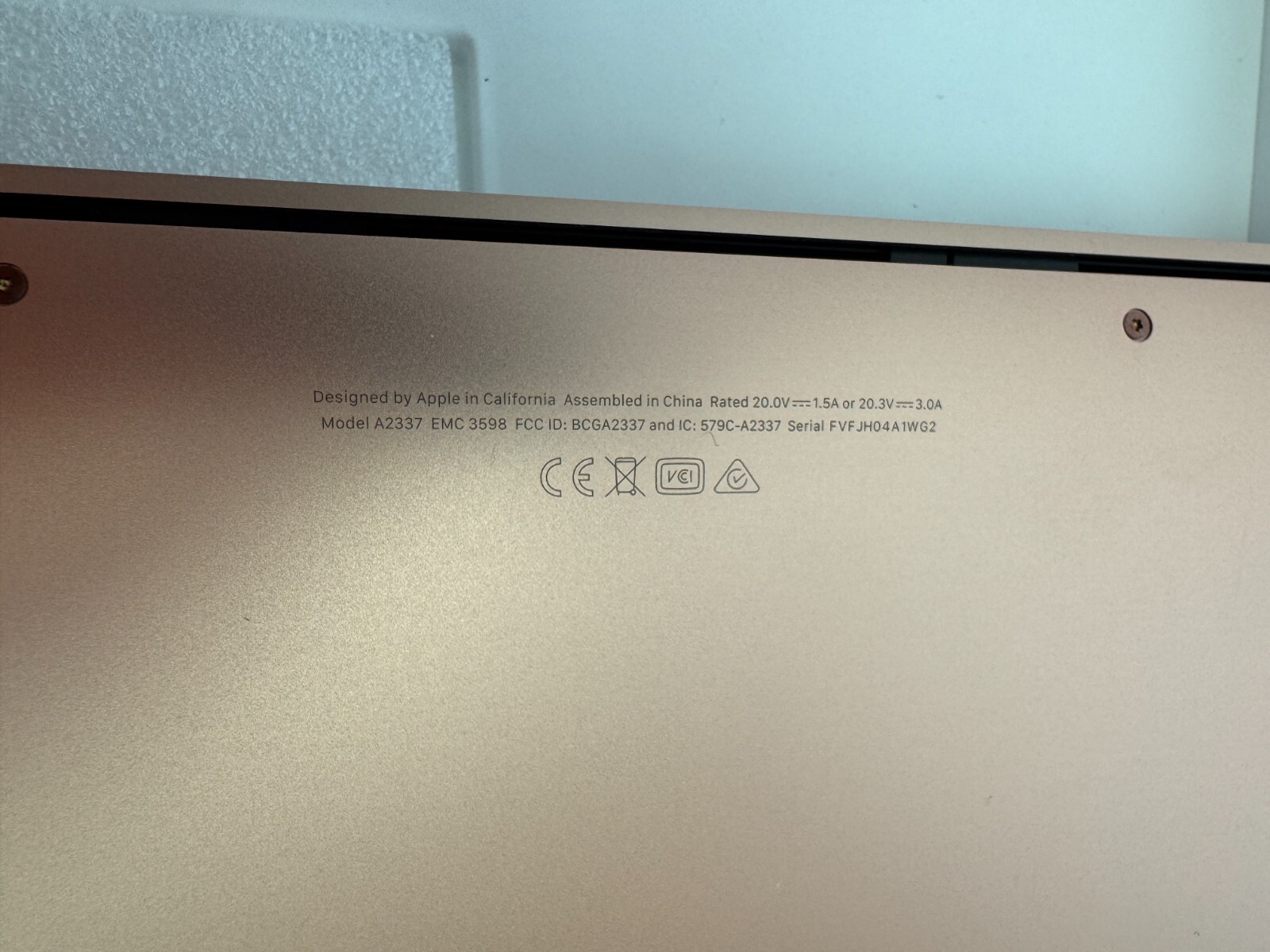 Apple MacBook Air MGND3C/A 13.3" Gold (256GB SSD, M1, 8GB) FRENCH - Image 4