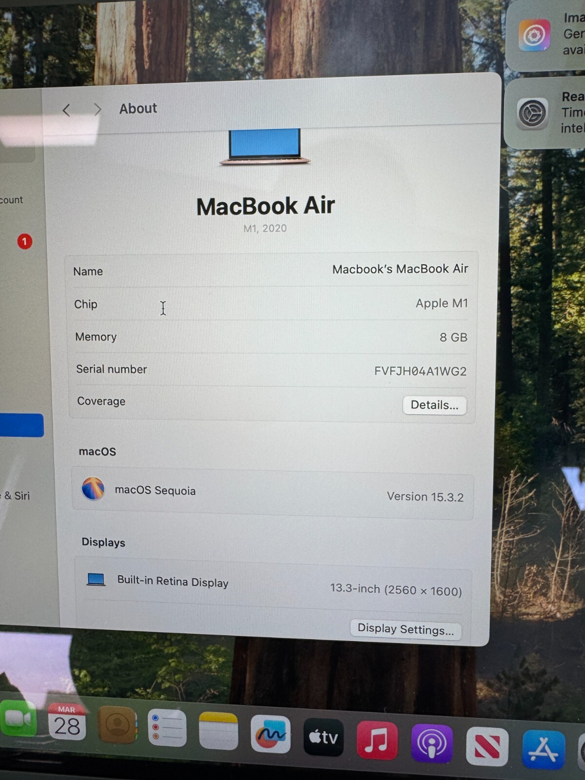 Apple MacBook Air MGND3C/A 13.3" Gold (256GB SSD, M1, 8GB) FRENCH - Image 8