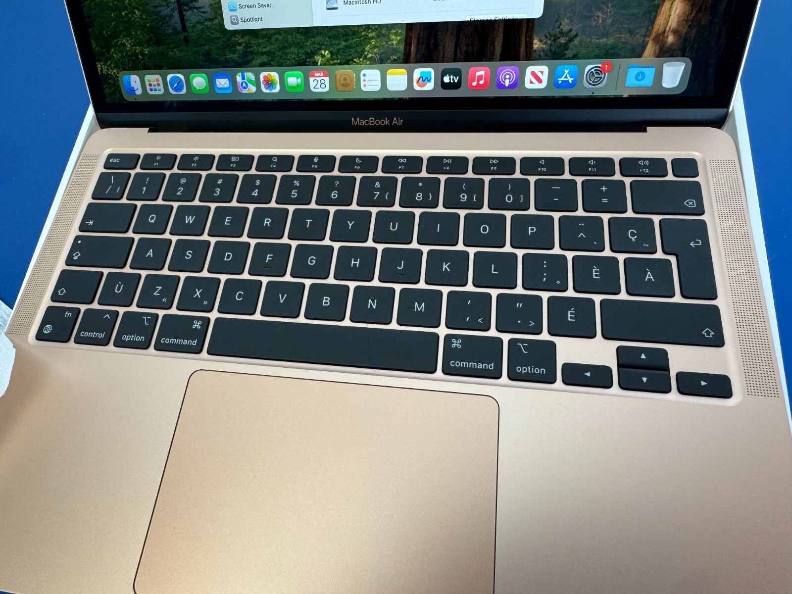 Apple MacBook Air MGND3C/A 13.3" Gold (256GB SSD, M1, 8GB) FRENCH - Image 9