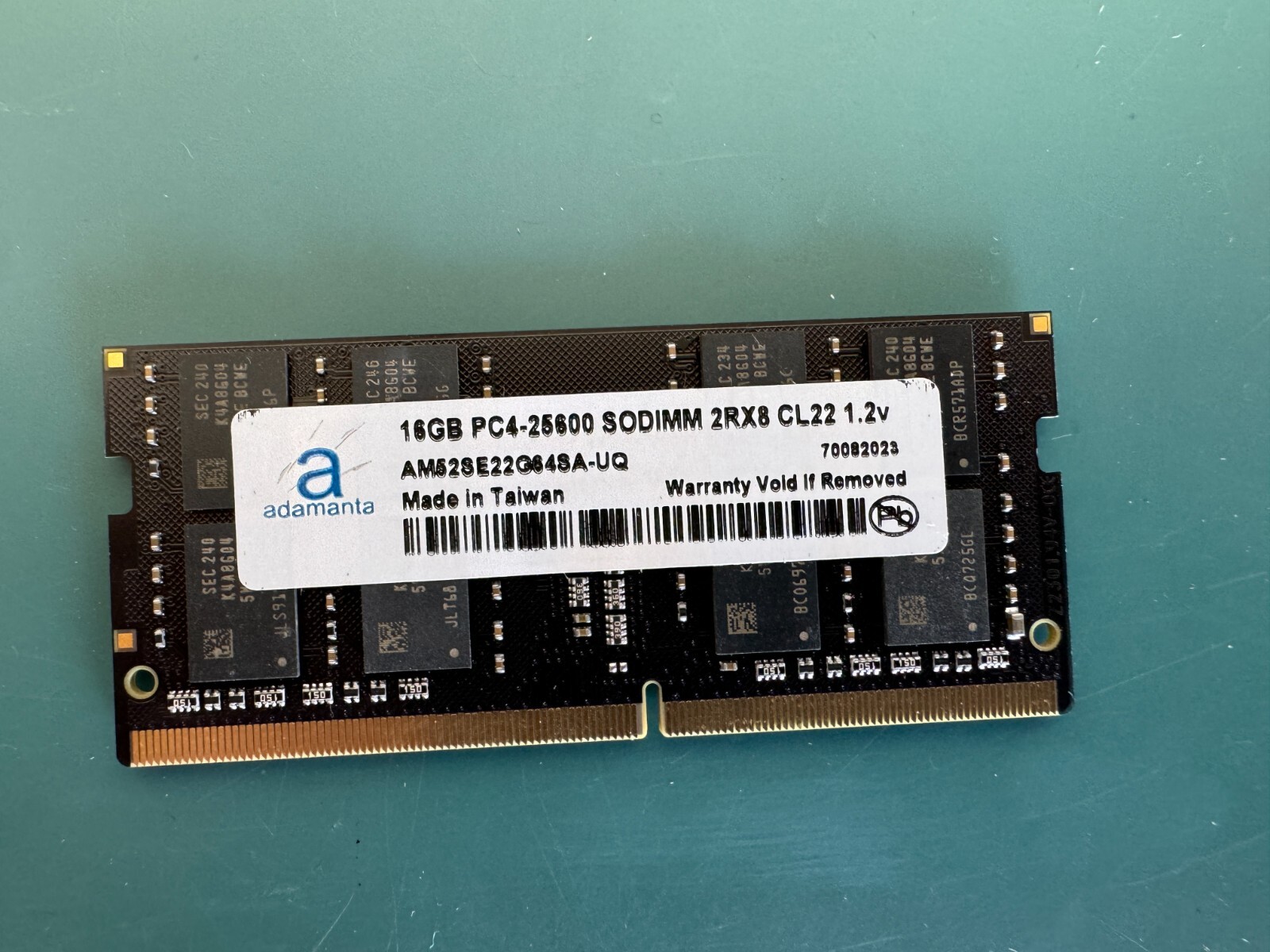 Adamanta (1x16GB) DDR4 3200MHz AM52SE22G64SA-UQ PC4-25600 - Image 2