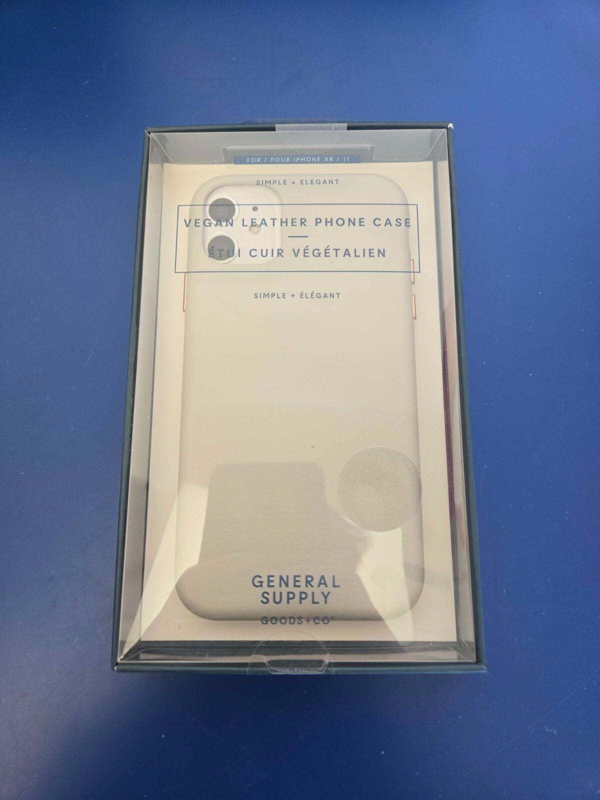 General Supply Goods + Co Vegan Leather Phone Case for Iphone XR/11 White