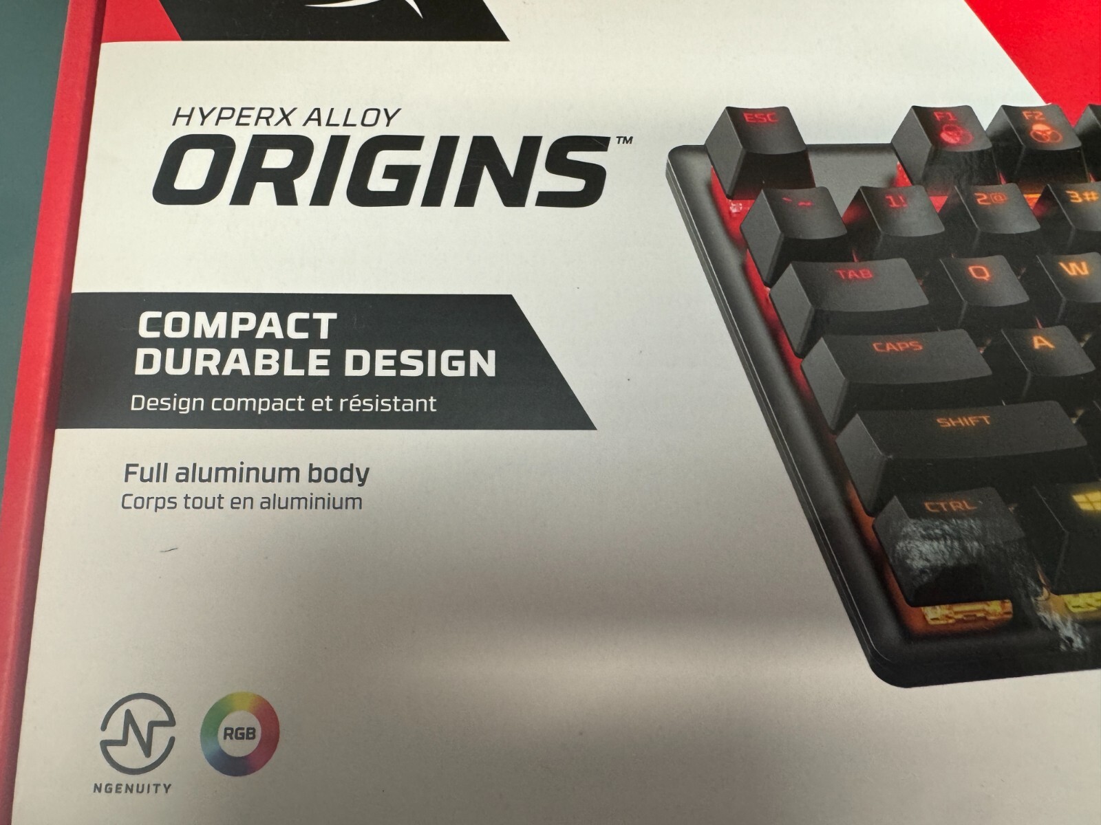 HyperX Alloy Origins - Mechanical Gaming Keyboard, Software-Controlled Light ... - Image 3