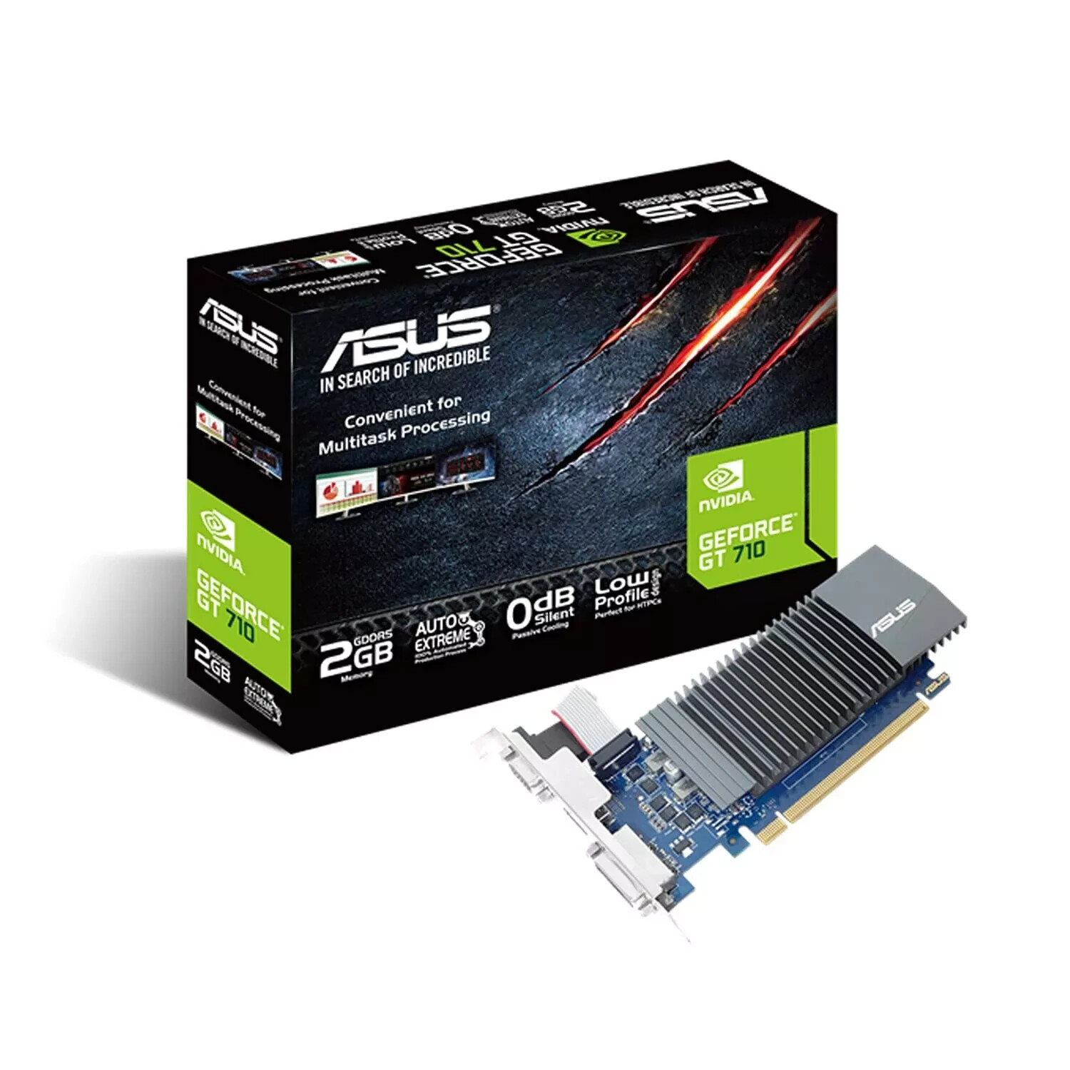 Asus Nvidia GT710 with Video Card GT710 – SL – 2GB GD5