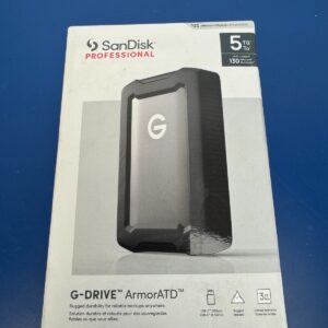 SanDisk Professional 5TB G-Drive ArmorATD Rugged Durable Portable External Drive