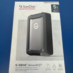SanDisk Professional 5TB G-Drive ArmorATD Rugged Durable Portable External Drive