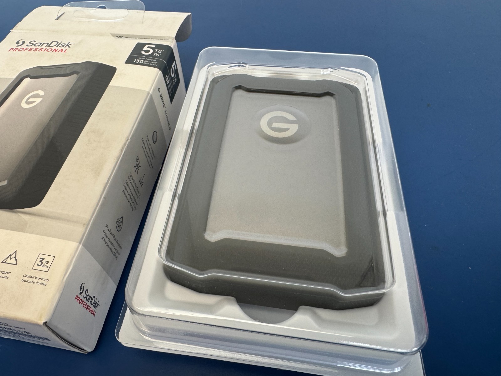 SanDisk Professional 5TB G-Drive ArmorATD Rugged Durable Portable External Drive - Image 3
